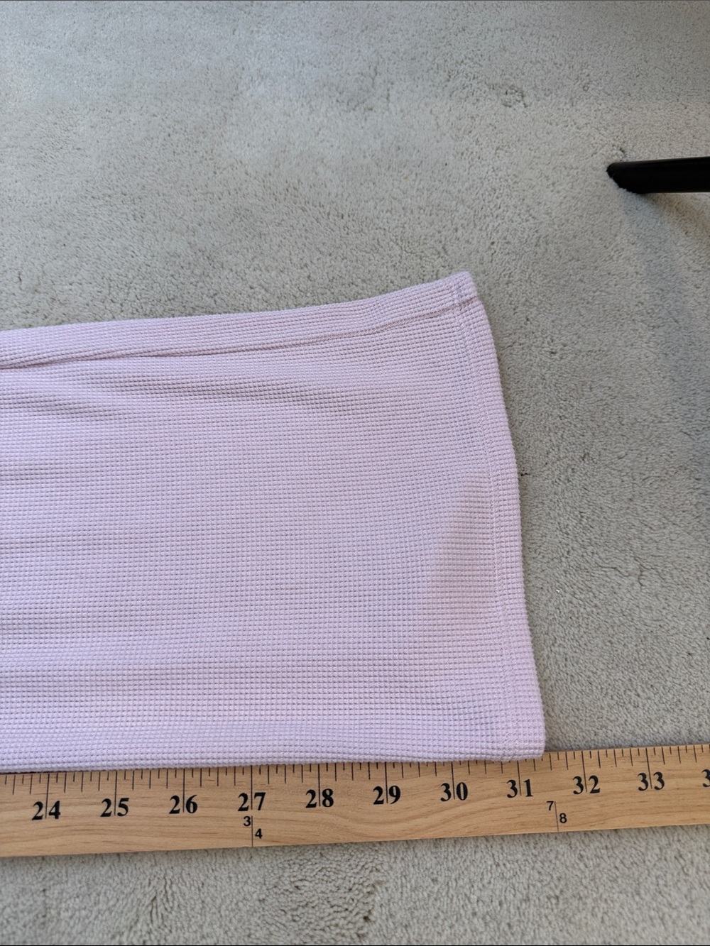 Gilly Hicks Mid Rise Flare Cozy Pink Waffle Lounge Pants Size Medium - Picture 9 of 9
